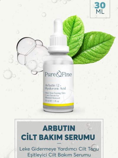 Leke Gidermeye Yardımcı Cilt Tonu Eşitleyici Arbutin Cilt Bakım Serumu